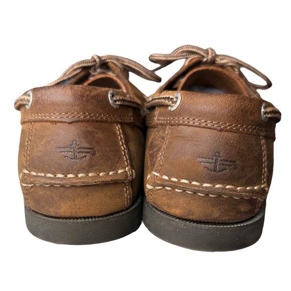Dockers Vargas Leather Boat Shoes in Rust Brown Men’s 8.5W 90-30406 - Picture 3 of 7